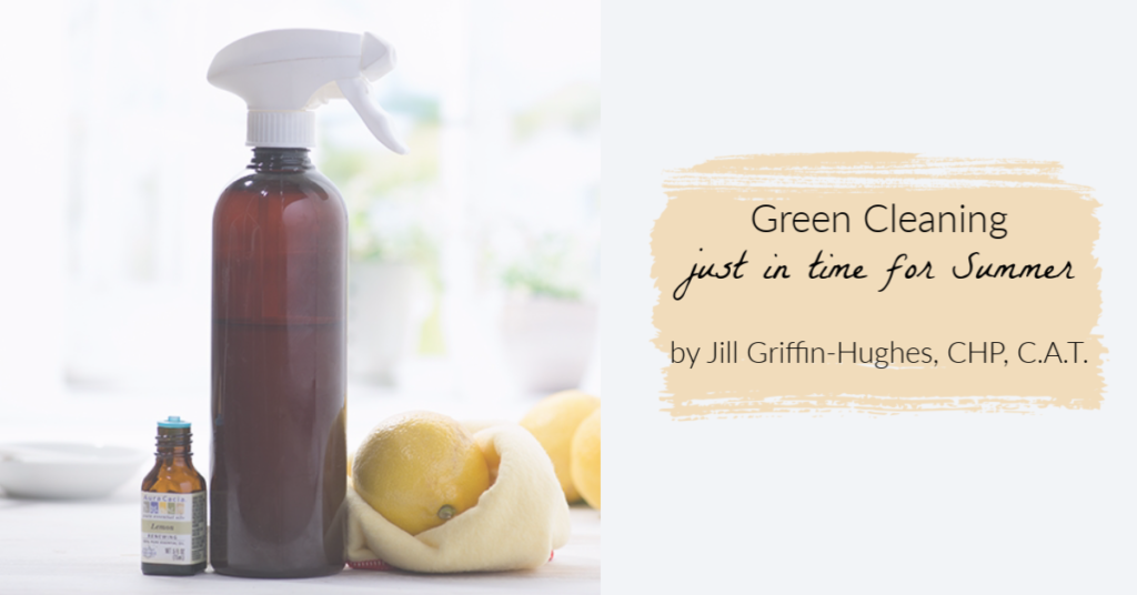 Green Cleaning with Essential Oils  for Summer